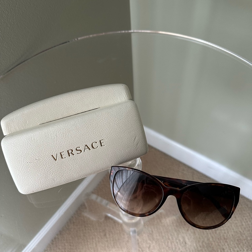 Brown Cat Eye Versace Sunglasses